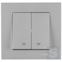 Выключатель для жалюзи Arvia Electric KAREN Серебро (20 03 2000 216)